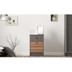 MILANO 1 Door 1 Drawer Bedside Table