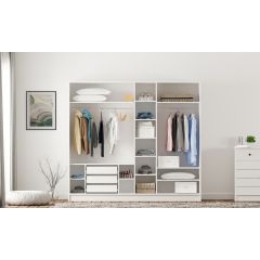 SABRO XL Mirrored Sliding Door Wardrobe