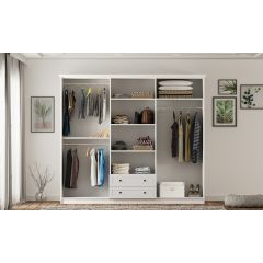 VENICE XL 6 Door 2 Drawer Wardrobe