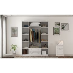 VENICE XL  Door 2 Drawer Wardrobe