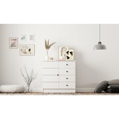 SABRO 1 Door 4 Drawer Sideboard Cabinet