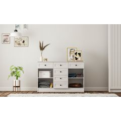 VIENNA 2 Door 6 Drawer Sideboard Cabinet