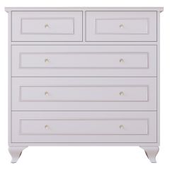 GISELLE 3+2 White Chest Of Drawers