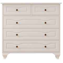 ANNE 3+2 White Chest Of Drawers